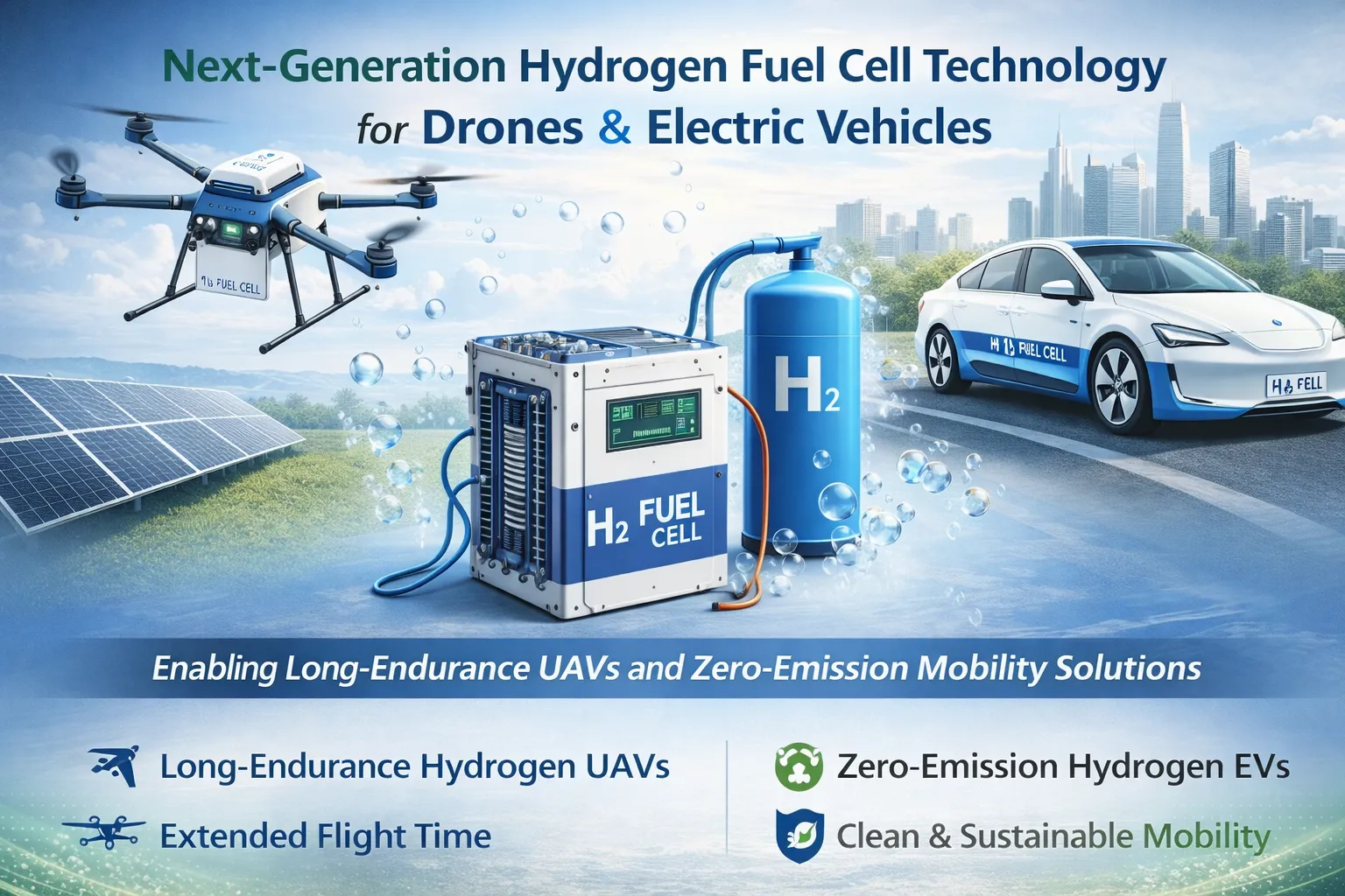 Hydrogen Fuel Cell (Drone & Vehicle Application)