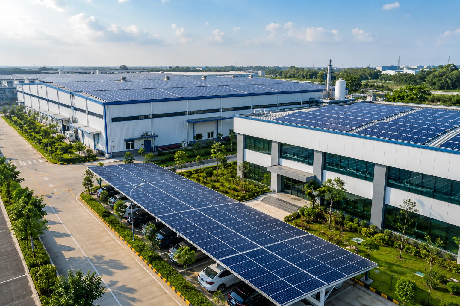 Factory & Office Solar Installations
